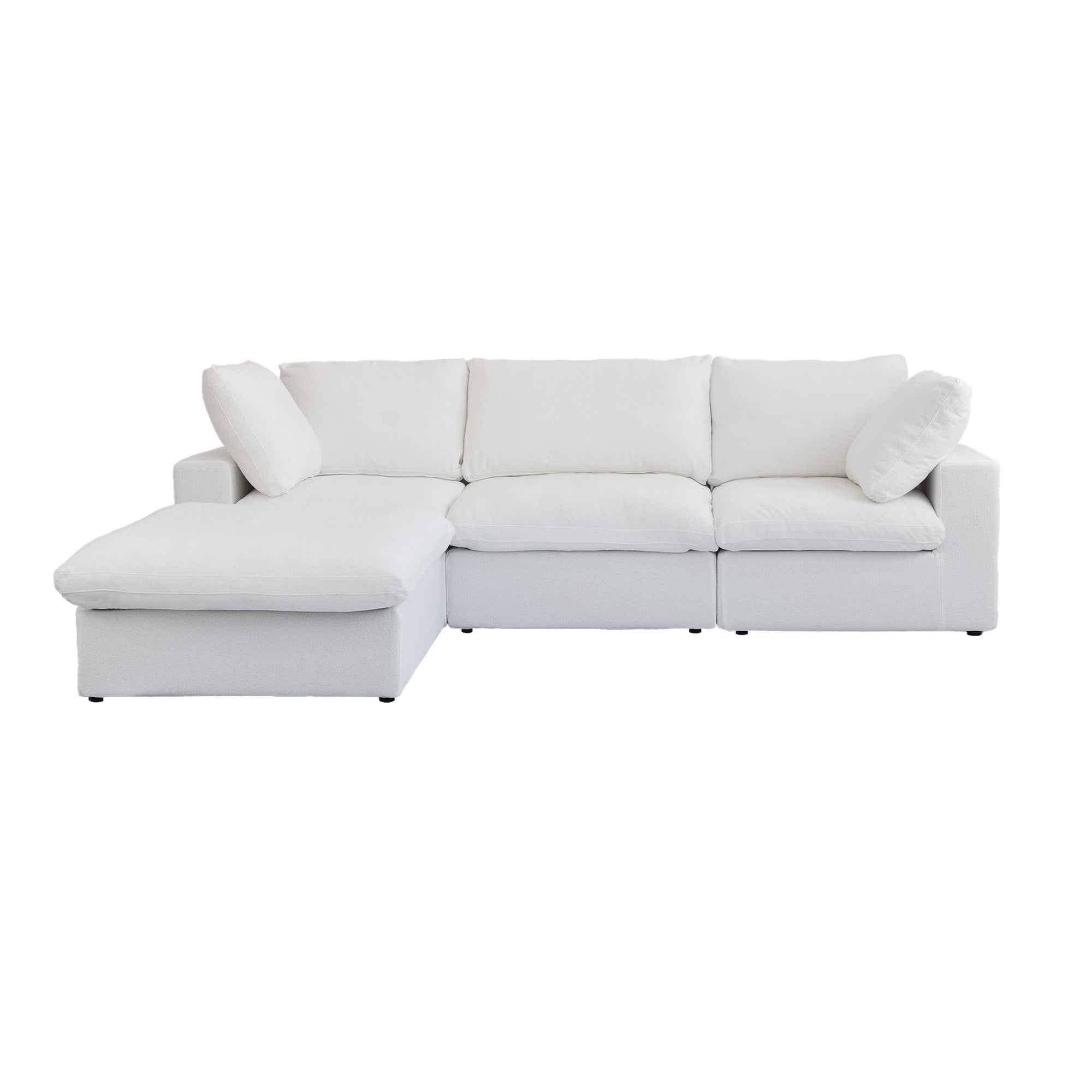 Slipcovers Only - DOMUS Classic 3 Seater Sectional in White CloudWeave™