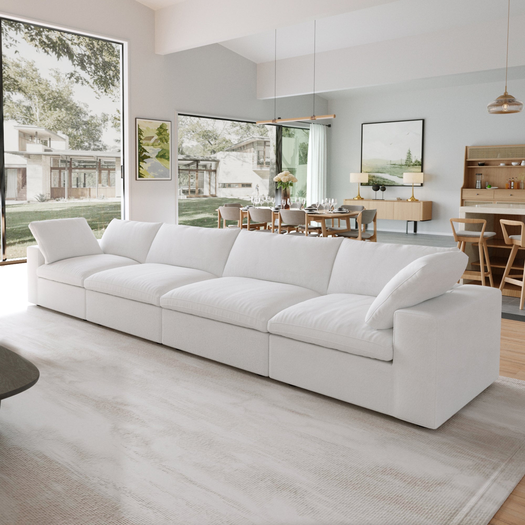DOMUS Classic Modular 4-Seater in White