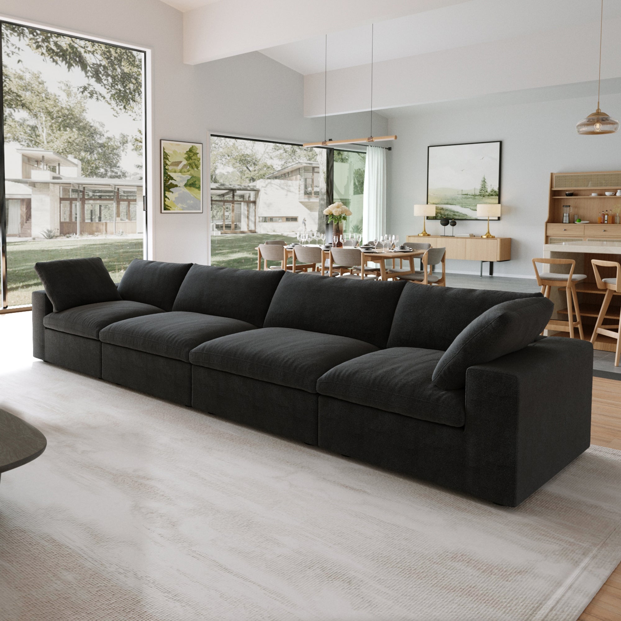 DOMUS Classic Modular 4-Seater in Black