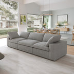 DOMUS Classic Modular 3-Seater Sofa in Gray