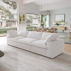 DOMUS Classic Modular 3-Seater Sofa in White