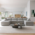 DOMUS Classic Modular 4-Seater U-Sectional in Gray