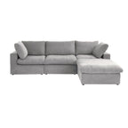 Slipcovers Only - DOMUS Classic 3 Seater Sectional in Gray CloudWeave™