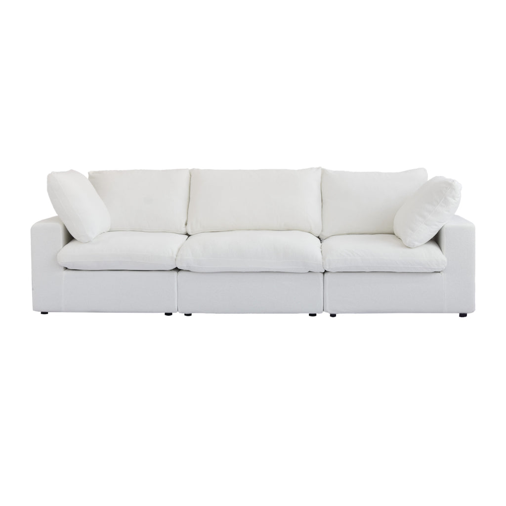 Slipcovers Only - DOMUS Classic 3 Seater Sofa in White CloudWeave™