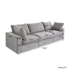 DOMUS Classic Modular 3-Seater Sofa in Gray
