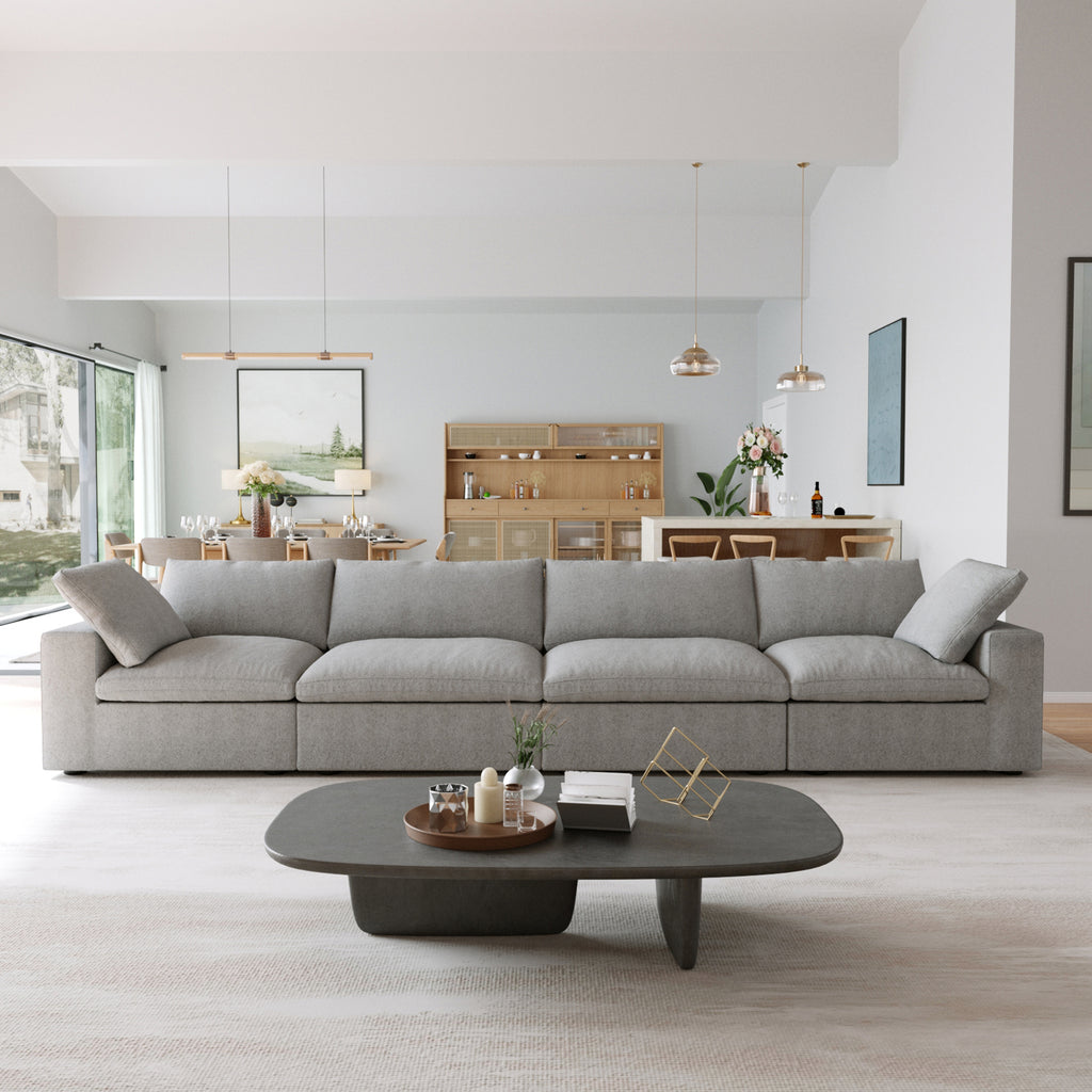 Slipcovers Only - DOMUS Classic 4 Seater Sofa in Gray CloudWeave™