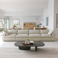 Slipcovers Only - DOMUS Classic 4 Seater Sofa in Khaki CloudWeave™