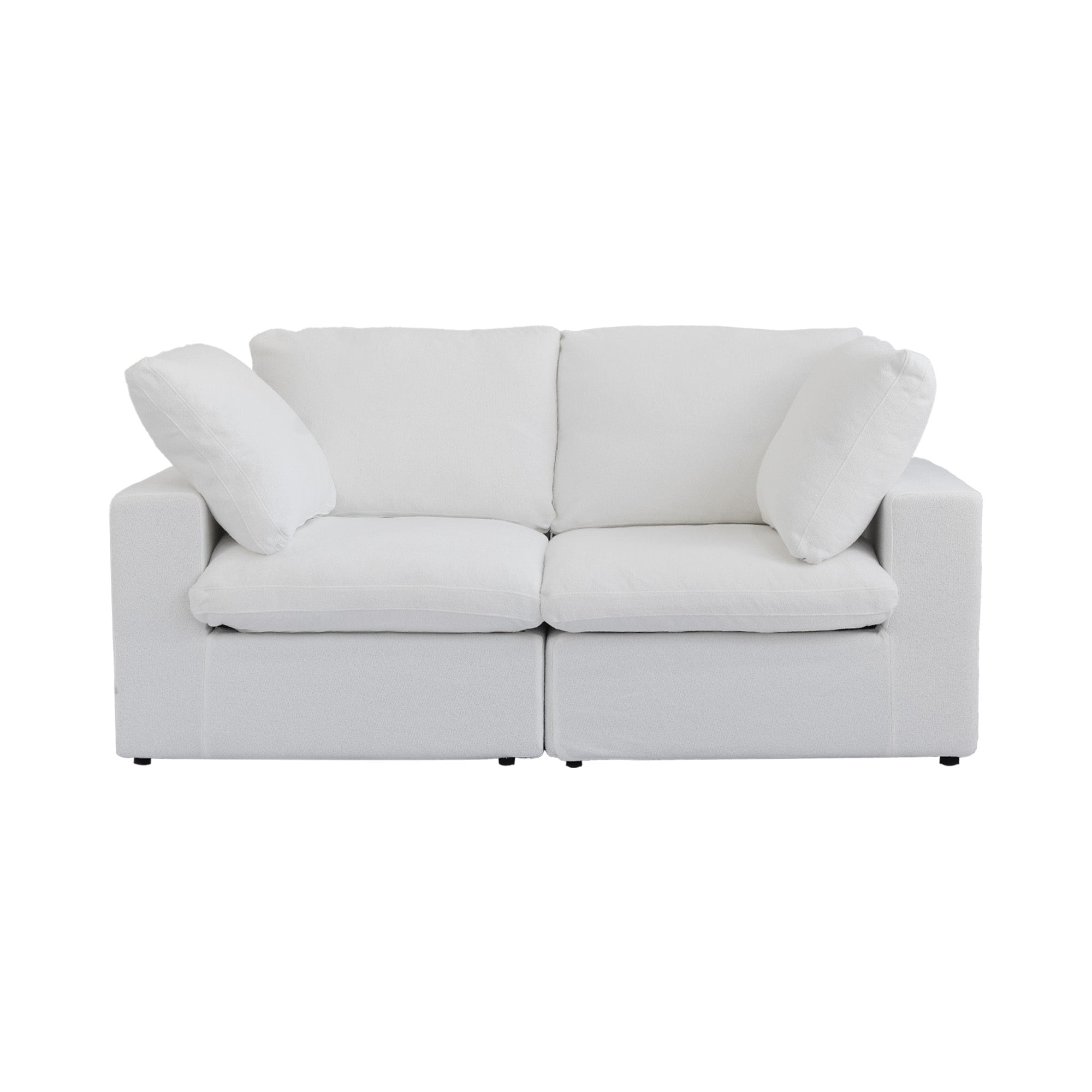 Slipcovers Only - DOMUS Classic 2 Seater Sofa in White CloudWeave™