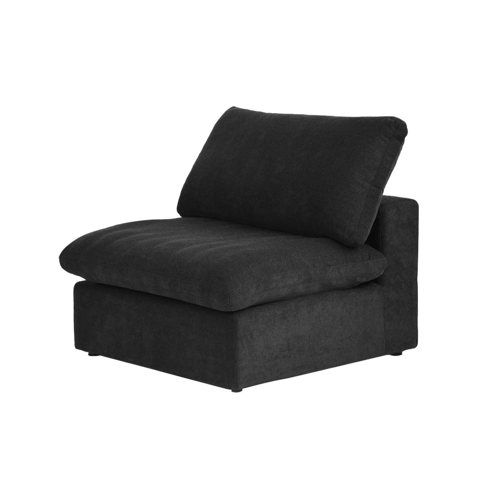 DOMUS Classic Modular Armless Chair Module in Black