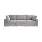 Slipcovers Only - DOMUS Classic 3 Seater Sofa in Gray CloudWeave™