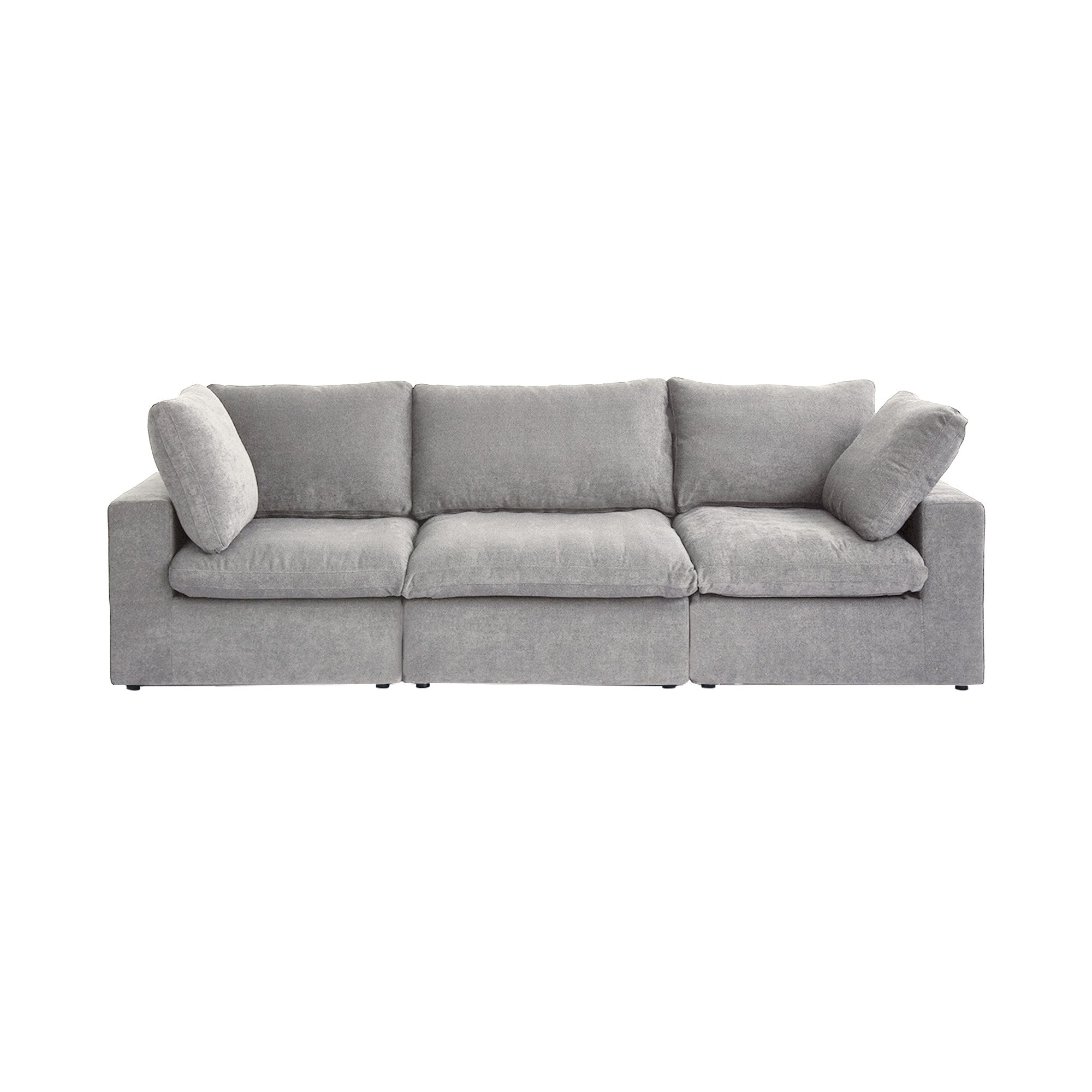 Slipcovers Only - DOMUS Classic 3 Seater Sofa in Gray CloudWeave™