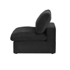 DOMUS Classic Modular Armless Chair Module in Black