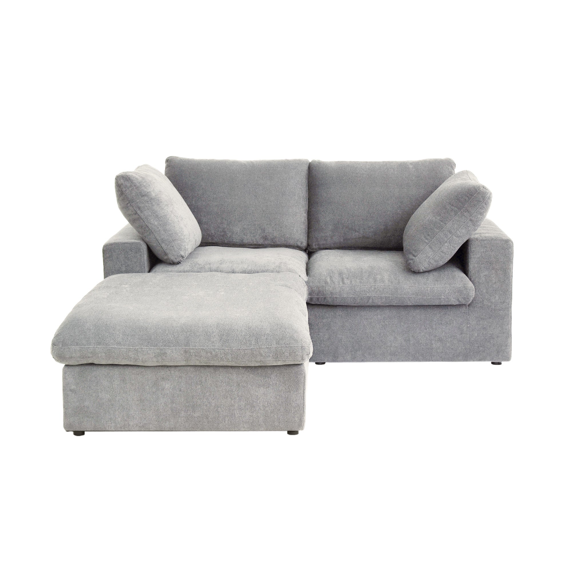 Slipcovers Only - DOMUS Classic 2 Seater Sectional in Gray CloudWeave™