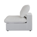 DOMUS Classic Modular Armless Chair Module in White