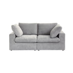 Slipcovers Only - DOMUS Classic 2 Seater Sofa in Gray CloudWeave™