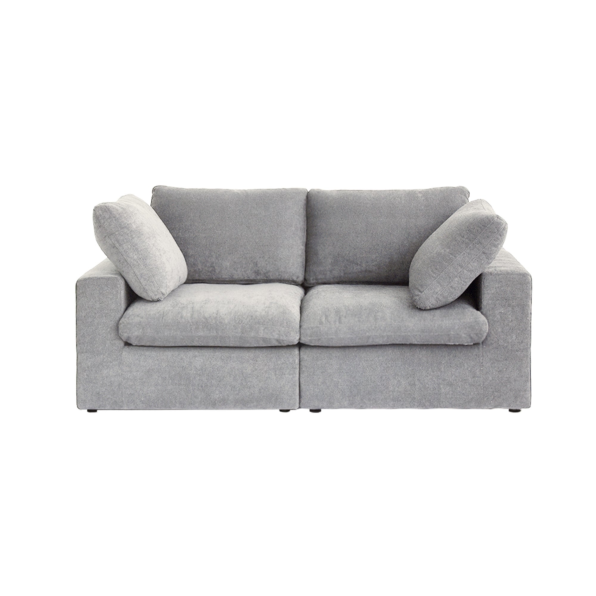 Slipcovers Only - DOMUS Classic 2 Seater Sofa in Gray CloudWeave™
