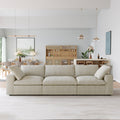 Slipcovers Only - DOMUS Classic 3 Seater Sofa in Khaki CloudWeave™