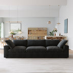 DOMUS Classic Modular 3-Seater Sofa in Black