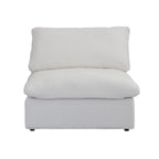 DOMUS Classic Modular Armless Chair Module in White