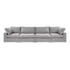 Slipcovers Only - DOMUS Classic 4 Seater Sofa in Gray CloudWeave™