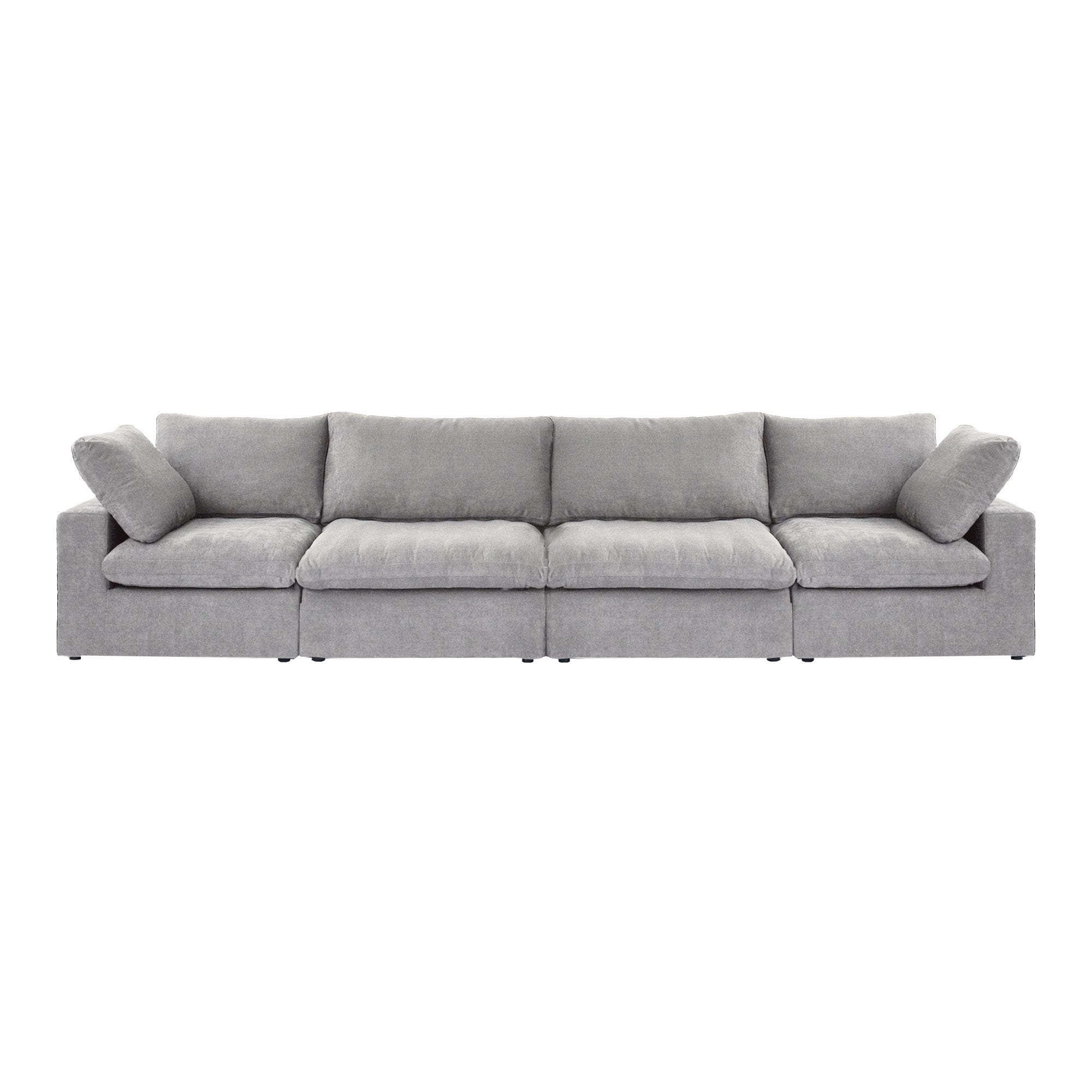 Slipcovers Only - DOMUS Classic 4 Seater Sofa in Gray CloudWeave™