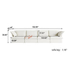 DOMUS Luxe Modular 4-Seater in White