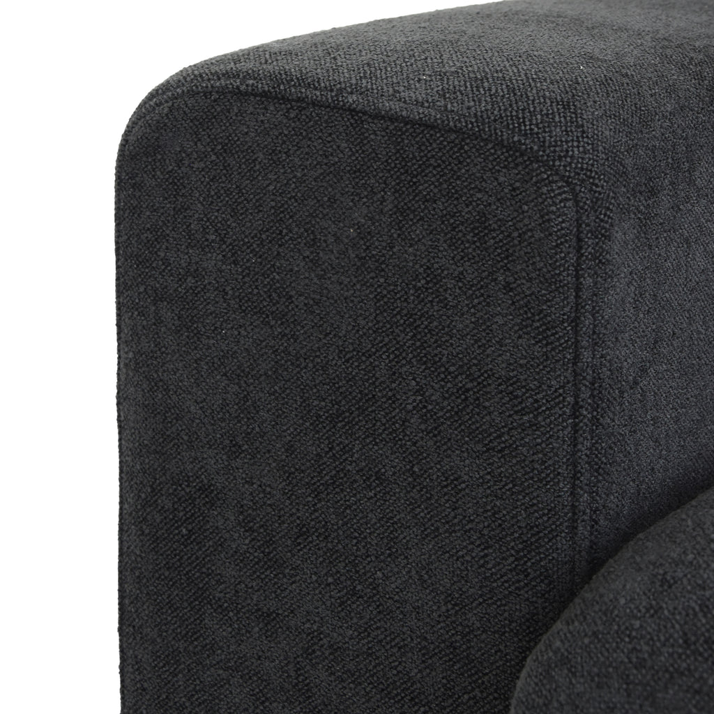DOMUS Classic Modular Corner Seat Module in Black