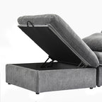DOMUS Classic Modular Ottoman Module in Gray