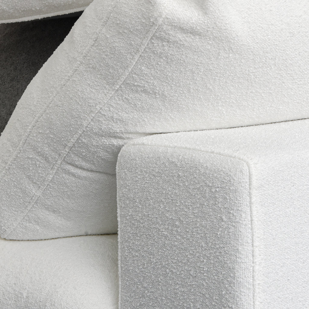 DOMUS Classic Modular Corner Seat Module in White