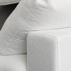 DOMUS Classic Modular Corner Seat Module in White