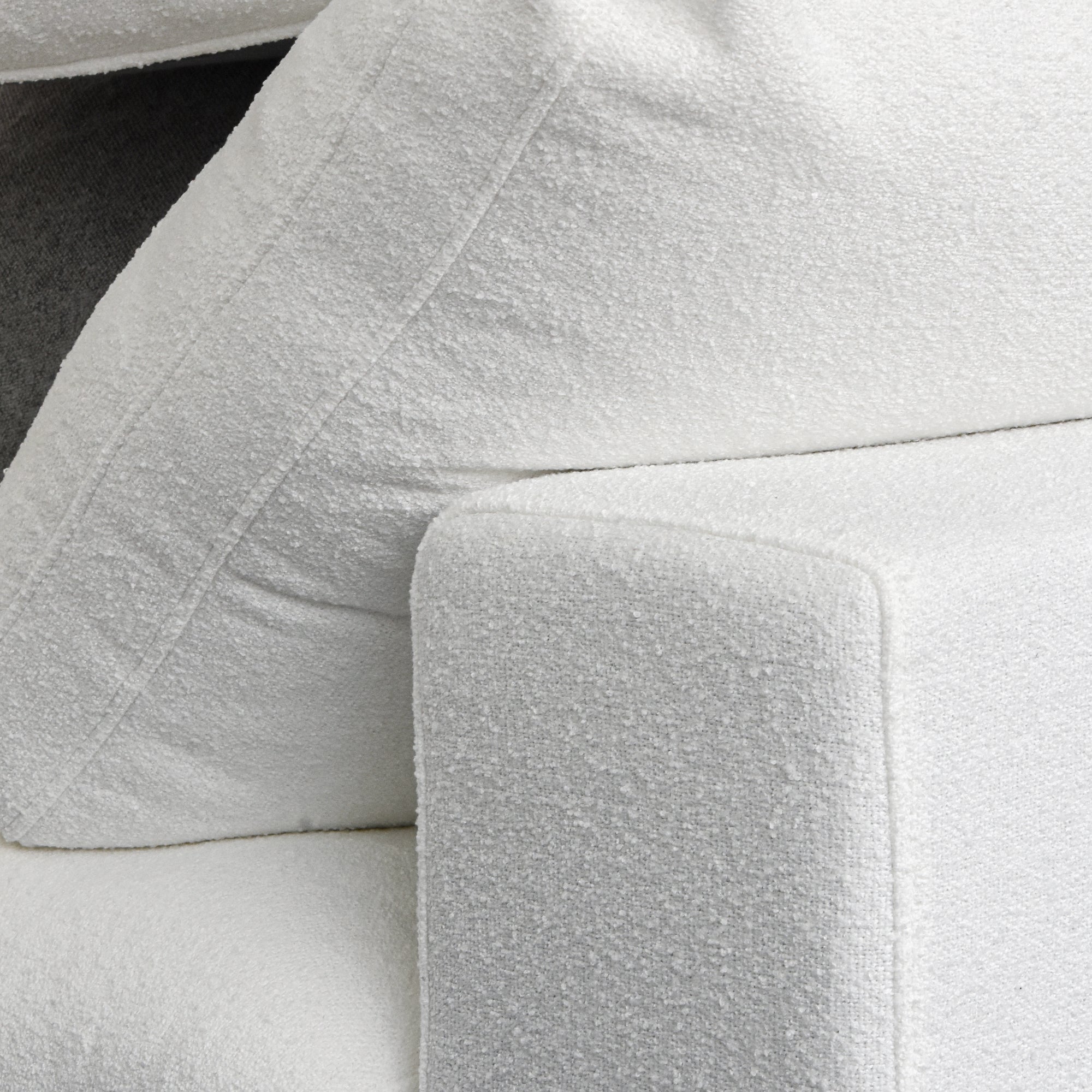 DOMUS Classic Modular Corner Seat Module in White