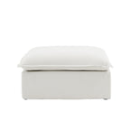 DOMUS Luxe Modular Ottoman Module in White