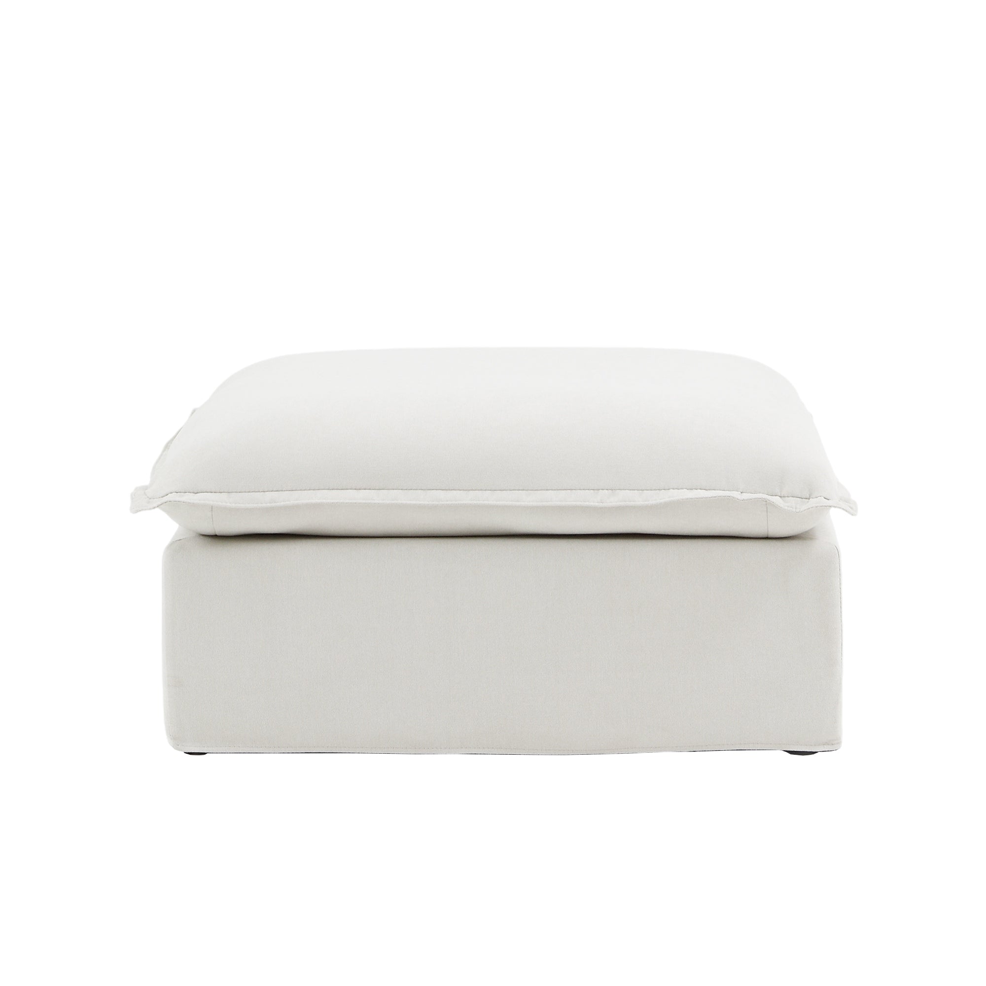 DOMUS Luxe Modular Ottoman Module in White