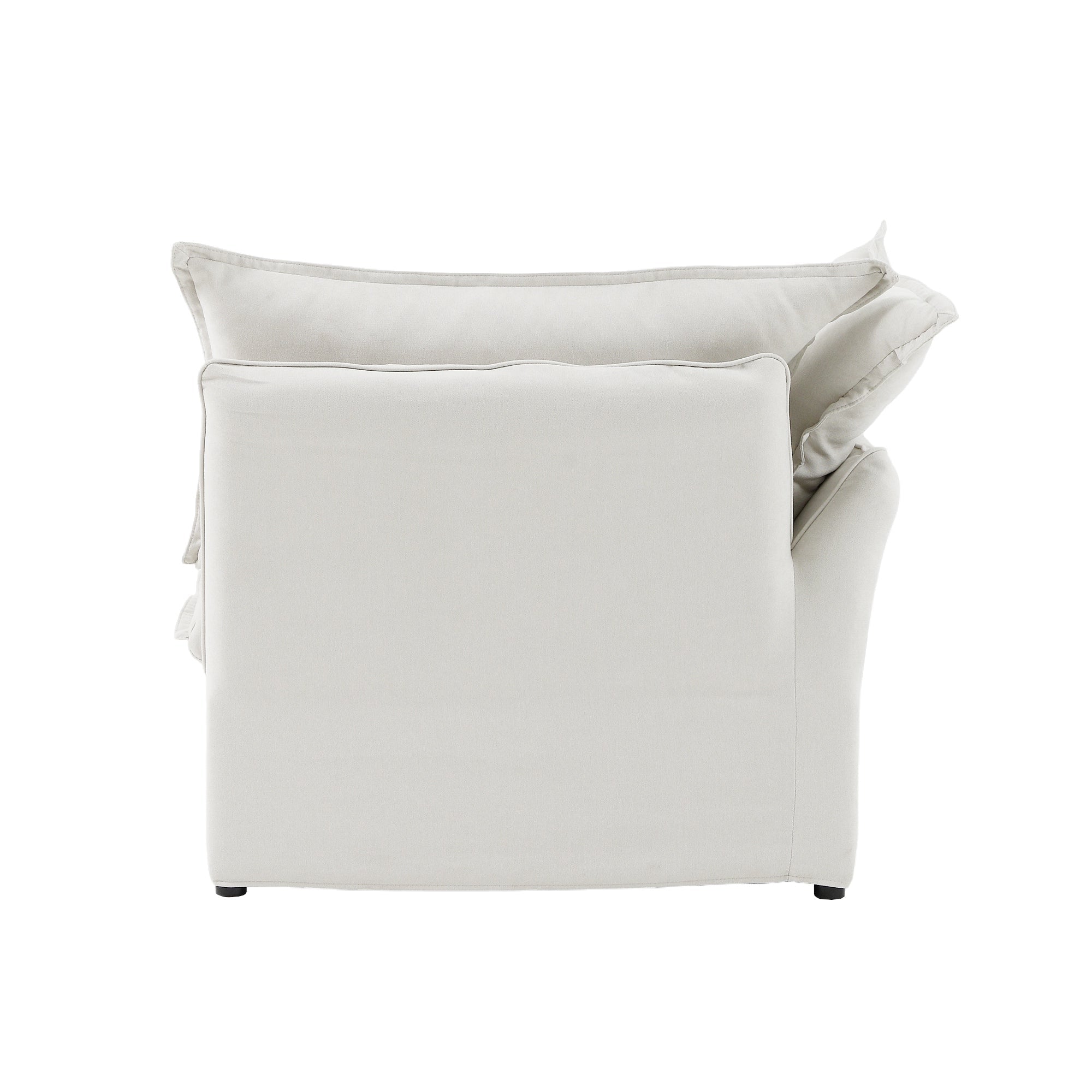 DOMUS Luxe Modular Right Arm Module in White