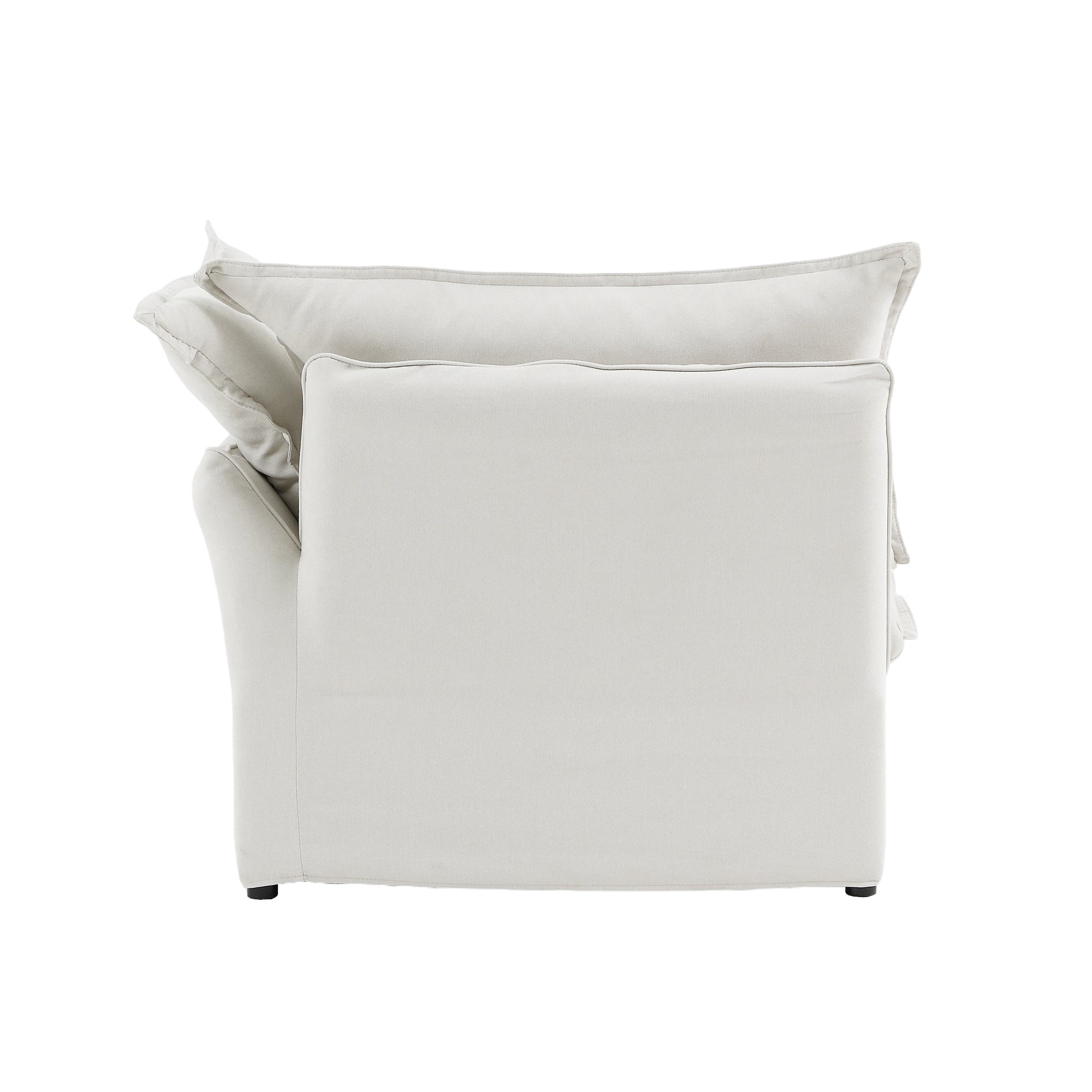 DOMUS Luxe Modular Left Arm Module in White