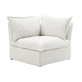 Slipcovers Only - DOMUS Luxe Corner Piece in White CloudWeave™