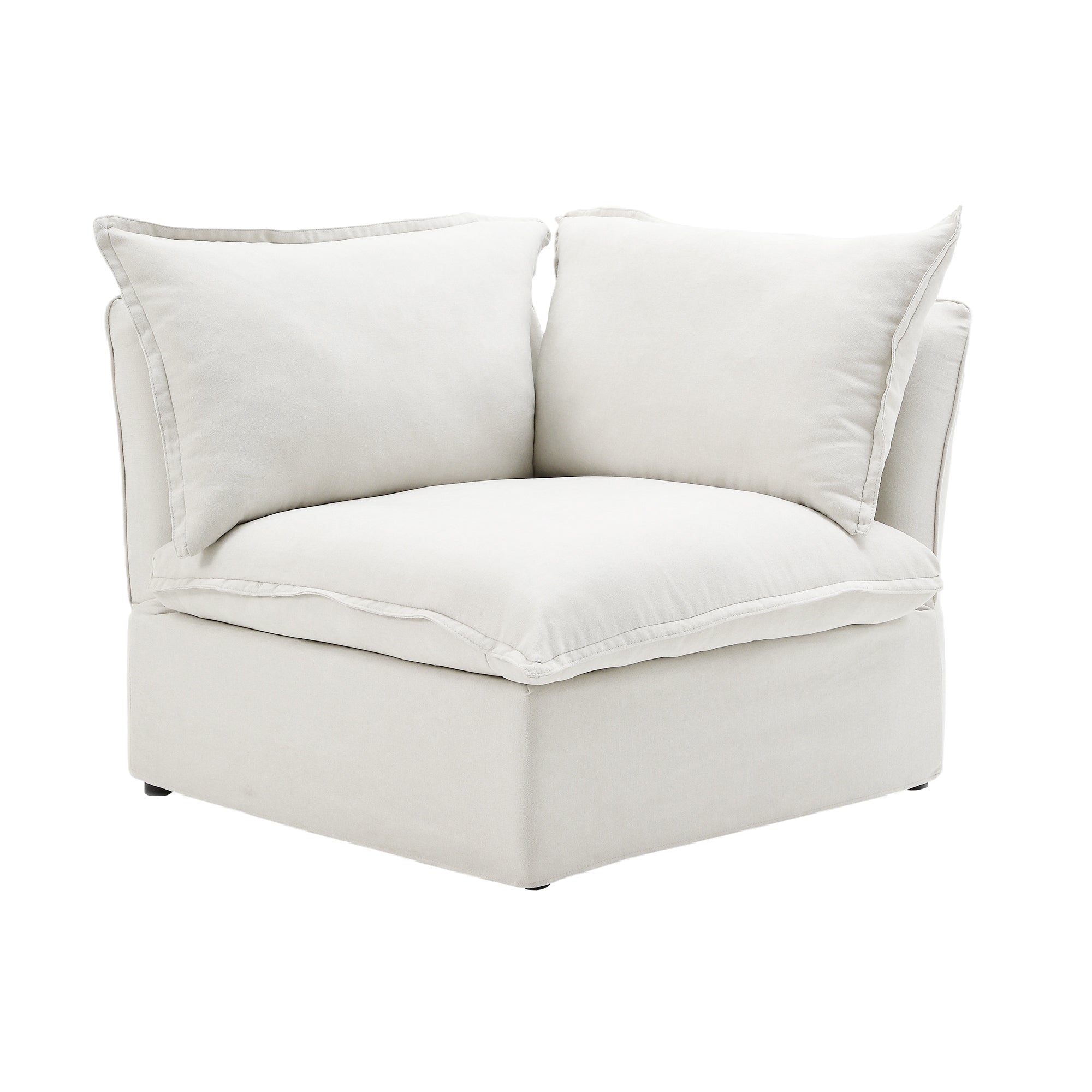 DOMUS Luxe Modular Corner Module in White