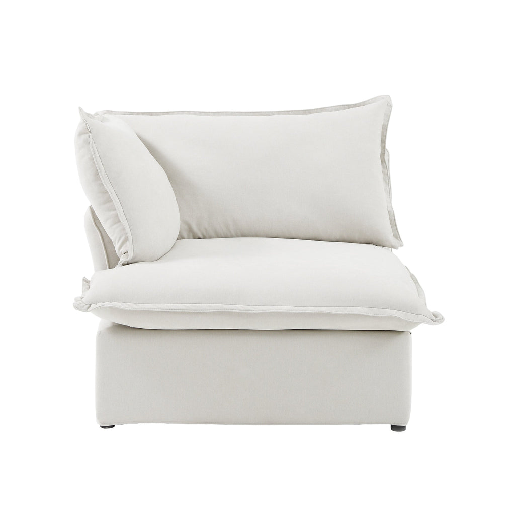 DOMUS Luxe Modular Right Arm Module in White