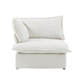 DOMUS Luxe Modular Right Arm Module in White