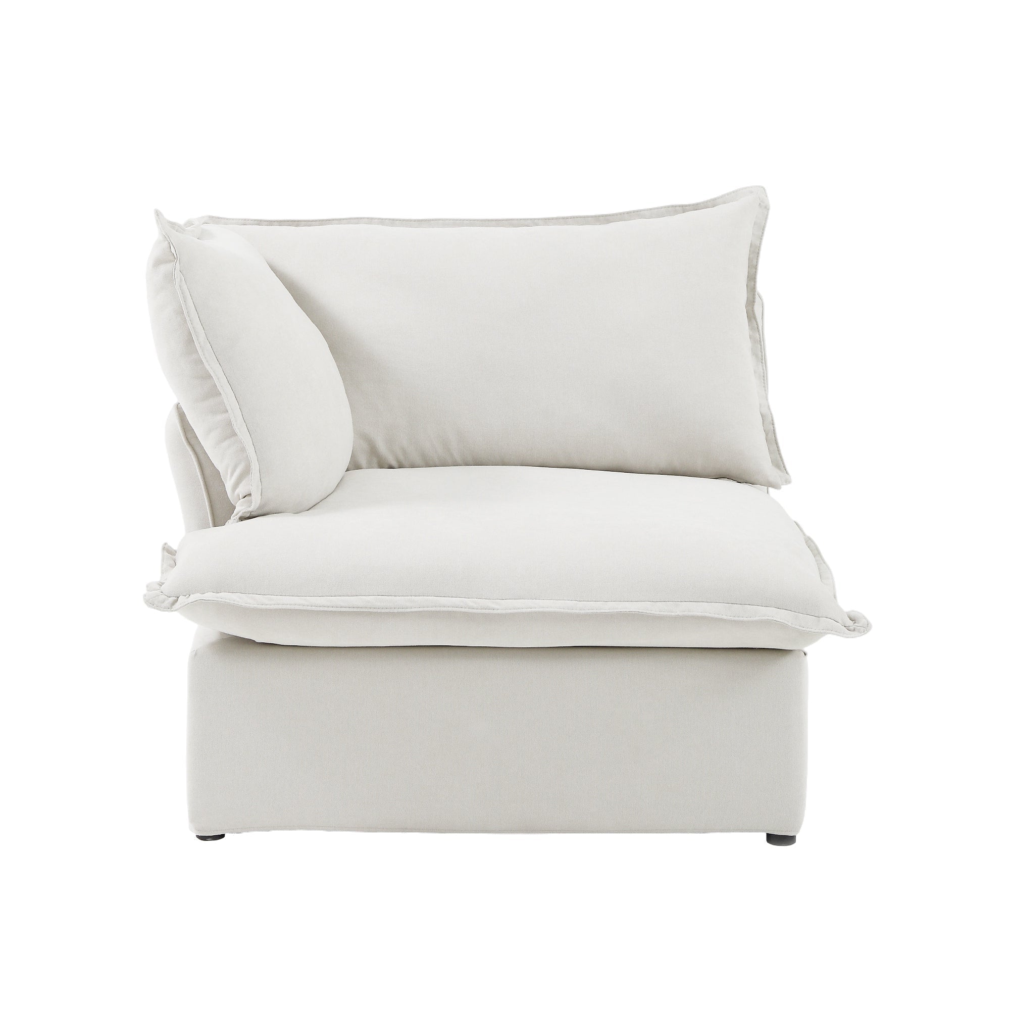 DOMUS Luxe Modular Right Arm Module in White