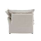 DOMUS Luxe Modular Left Arm Module in Beige