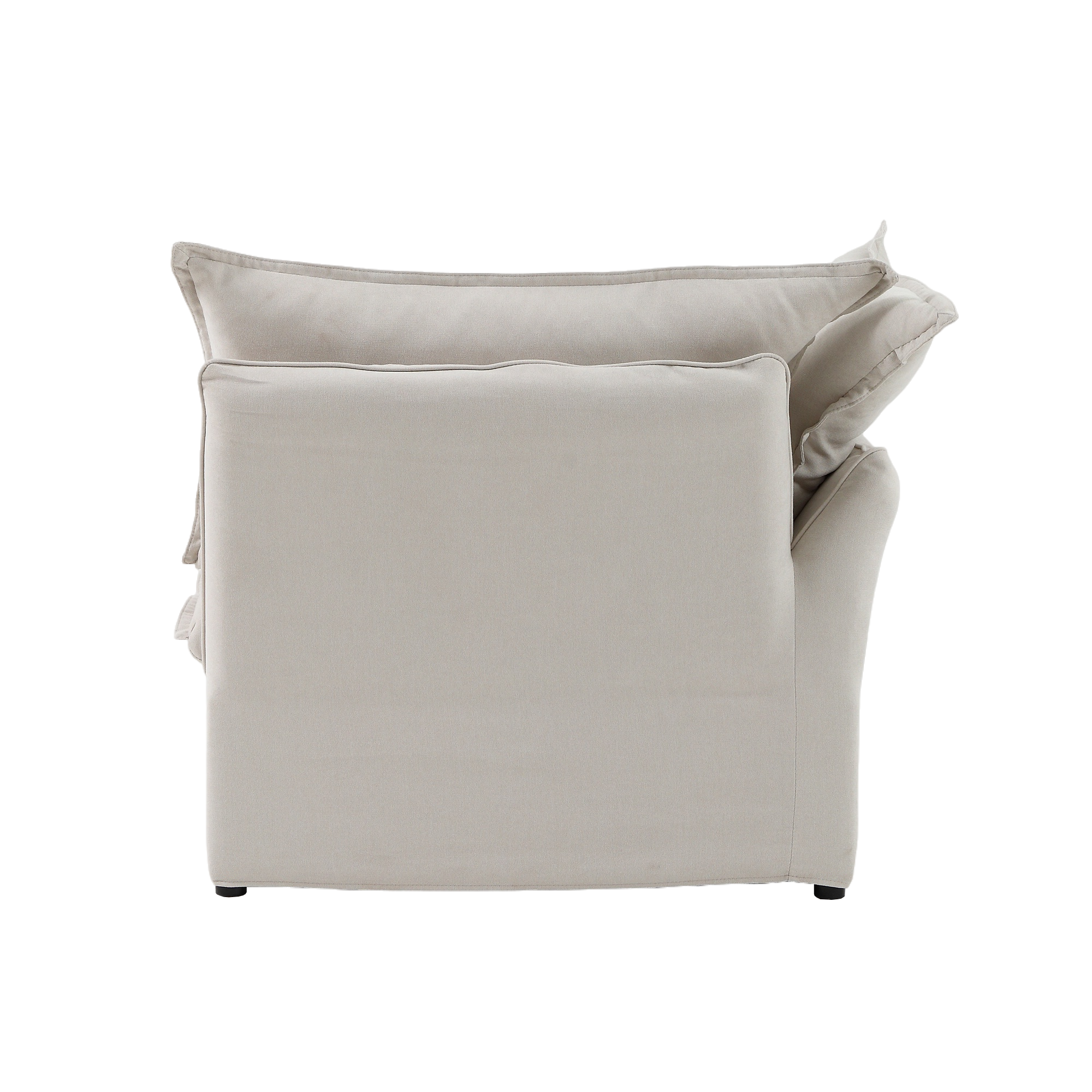 DOMUS Luxe Modular Right Arm Module in Beige