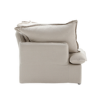 DOMUS Luxe Modular Right Arm Module in Beige