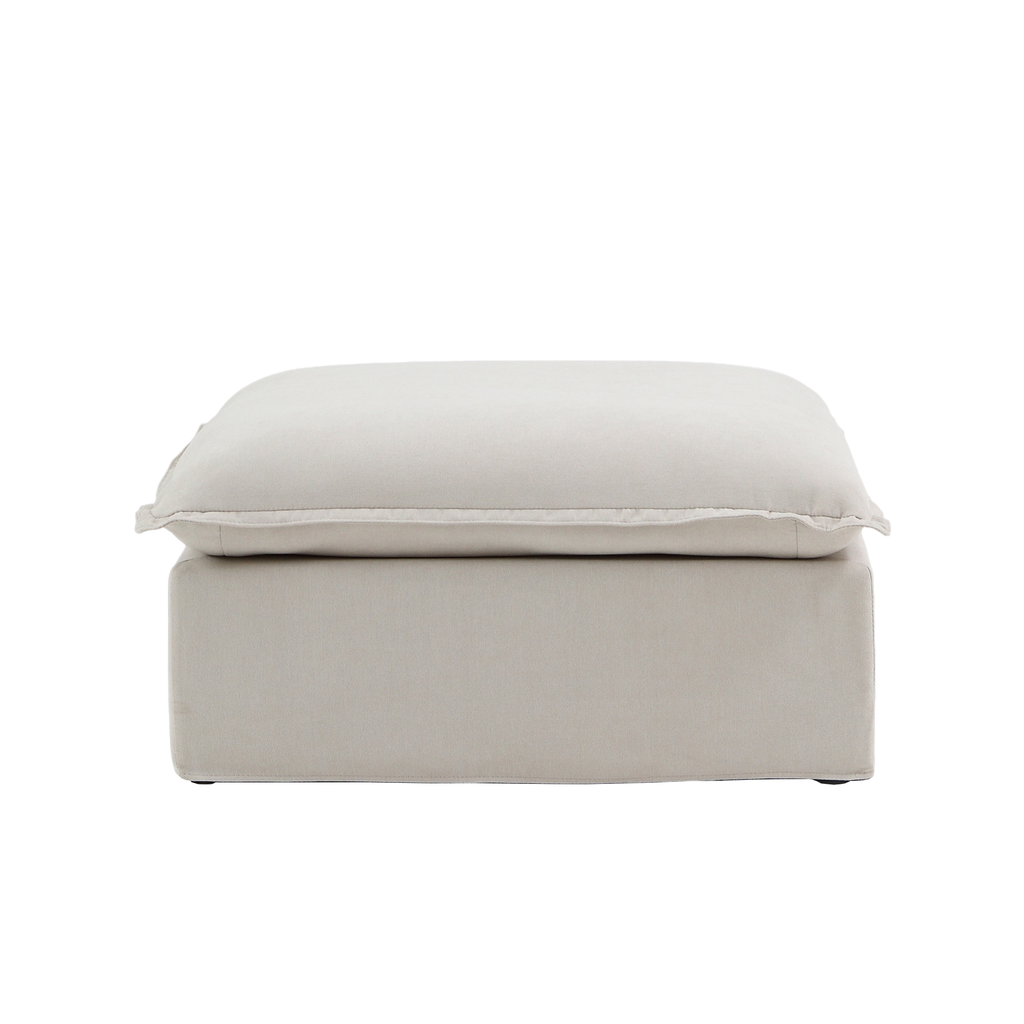 DOMUS Luxe Modular Ottoman Module in Beige