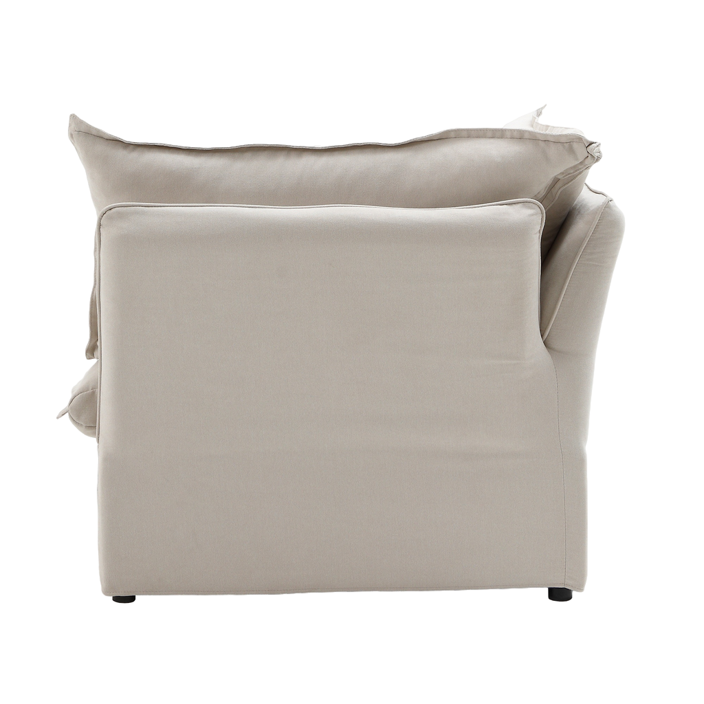 DOMUS Luxe Modular Corner Module in Beige