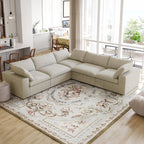 DOMUS Classic Modular 5-Seater Corner Sectional in Khaki